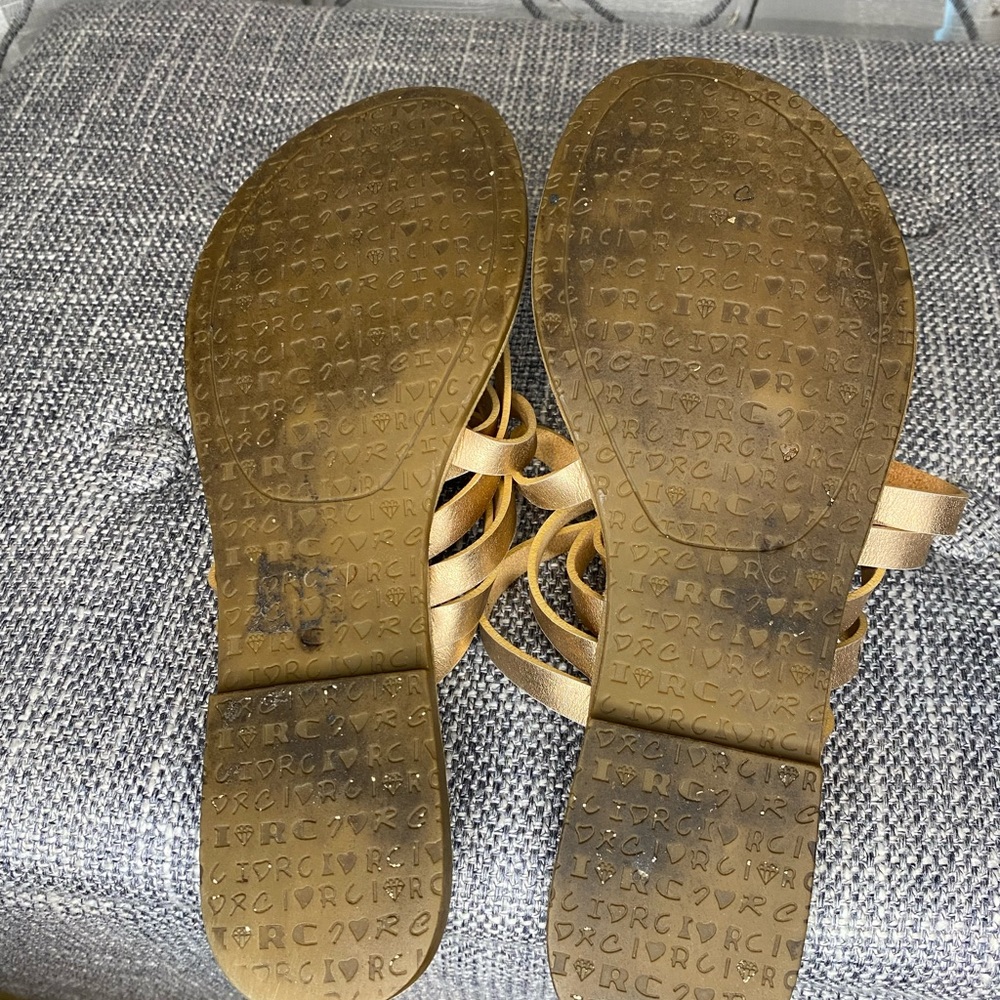 Rock & Candy Rose Gold Sandals - Picture 5 of 5